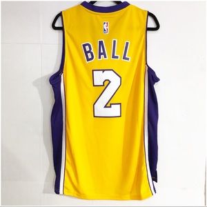 Lonzo Ball Lakers Jersey #2 Length +2”Adidas M